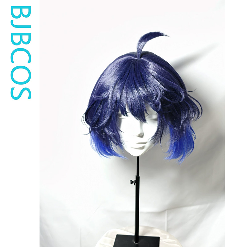 Anime Cosplay Blue Hair - [วิกผมสไตล์] วิกผมคอสเพลย์ Seele Vollerei เกม Honkai