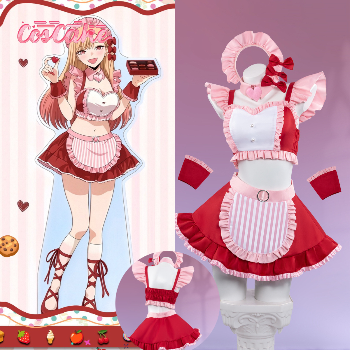 Kitagawa Anime Cosplay - ชุดคอสเพลย์ Marin Kitagawa จาก My Dress-Up