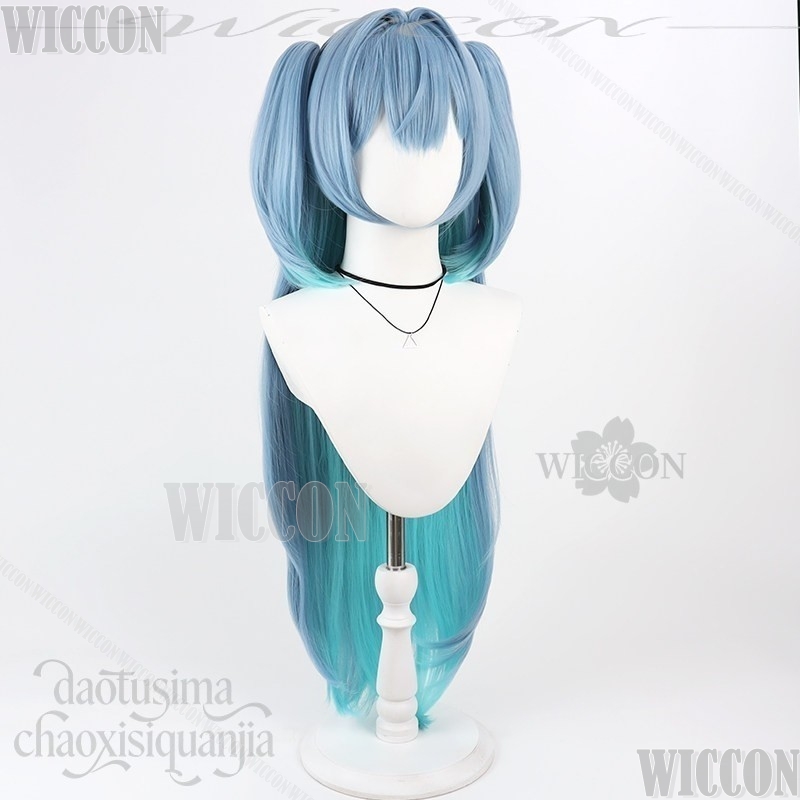 GODDESSS Game VICTORYSS คอสเพล - Anime Cosplay Blue Hair บทวิจารณ์และราคา