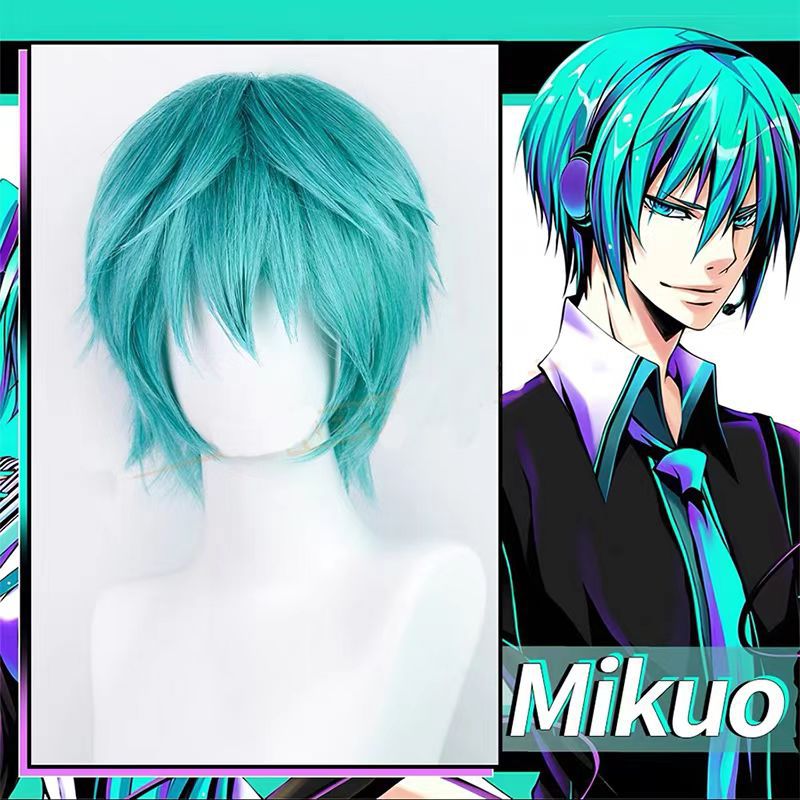 มิคุโอะคอสเพลย์วิกผมอะนิเมะมิก - Anime Cosplay Blue Hair บทวิจารณ์และราคา